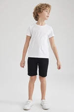 DEFACTO Boy's Gabardine Basic Shorts