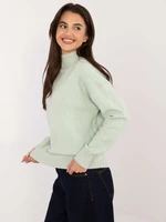 Light mint turtleneck