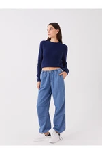 LC Waikiki Elastic Waist Jogger Women's Jean Trousers