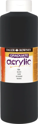 Daler Rowney Graduate Akrylová farba Black 1000 ml 1 ks