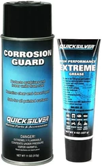 Quicksilver Corrosion Guard + Extreme SET Graisse marine, kit de rinçage moteur