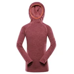 Children's quick-drying hoodie with cool-dry ALPINE PRO ROLTO anemone