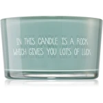 My Flame Candle With Crystal A Rock Which Gives You Lots Of Luck vonná sviečka 11x6 cm