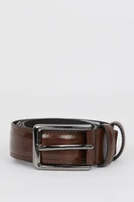 DEFACTO Men's Faux Leather Classic Belt