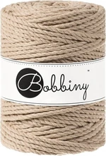 Bobbiny 3PLY Macrame Rope 5 mm 100 m Nisip Șnur