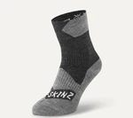 Sealskinz Waterproof All Weather Ankle Length Sock Black/Grey Marl L Skarpety kolarskie