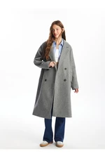 LC Waikiki Jacket Collar Women's Cashmere Coat