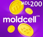 Moldcell 200 MDL Mobile Top-up MD