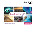 BucketlistGift A$50 Gift Card AU