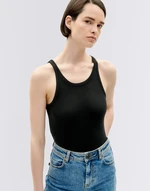 Thinking MU Black Harriet Top BLACK L