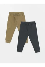 LC Waikiki Elastic Waist Baby Boy Jogger Pants 2-Pack