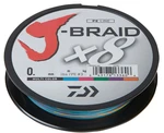 Daiwa pletená šňůra J-Braid X8 150m 0,22mm 17,0kg Multi-color