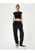 Koton Cargo Jogger Sweatpants with Pocket Belt Detail