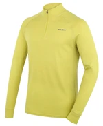 Husky  Aron Zips M lime green, L Pánska merino mikina