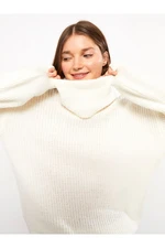 LC Waikiki Turtleneck Plain Long Sleeve Women's Knitwear Sweater