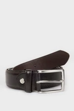 DEFACTO Men's Faux Leather Classic Belt