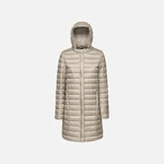 Beige women's down jacket Geox Jaysen - Women's