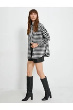 Koton Oversize Lumberjack Shirt with Button Pocket Detail