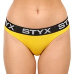 Women's panties Styx sports rubber yellow