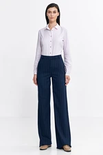 Nife Woman's Pants SD103 Navy Blue