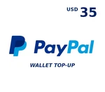 PayPal Wallet 35 USD Top Up