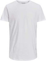 Jack&Jones Pánské triko JJENOA Long Line Fit 12113648 White L