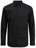 Jack&Jones PLUS Pánská košile JJJOE Slim Fit 12200623 Black 3XL