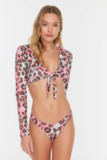 Dámske plavky spodní díl Trendyol Leopard print