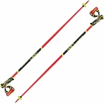 Leki WCR SL 3D Bright Red/Black/Neonyellow 140 cm Bețe de schi