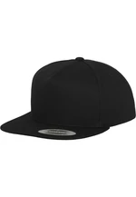 Classic 5 panel snapback blk/blk