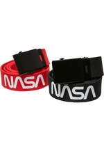 NASA Belt Kids 2-Pack Black/Red