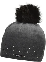 Eisbär Dip Dye Lux Crystal Womens Beanie Grey Print/Black UNI Čiapka