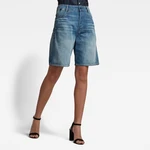 G-STAR Krátke nohavice - Staq Boyfriend Short Wmn riflové