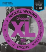 D'Addario ESXL120 Corzi chitare electrice