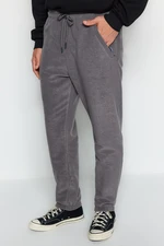 Trendyol Smoked Regular/Normal Cut Warm Fleece Elastic Leg Sweatpants