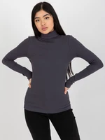 Women's turtleneck Reu Paris Elisee - anthracite