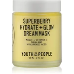 Youth To The People Superberry Hydrate + Glow Dream Mask maska pre rozjasnenie a hydratáciu 59 ml