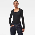 G-STAR Bodysuit - Rib body r slim r wmn ls black