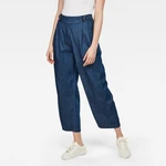 G-STAR Pants - Bristum pleated wide leg chino wmn blue