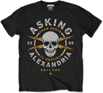 Asking Alexandria Tricou Danger Black L