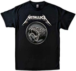 Metallica Tričko Black Album Poster Unisex Black S