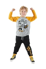 Denokids Play Allday Boy T-shirt Tracksuit Bottom Set