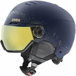 UVEX Wanted Visor WE Polar Sparkle/Gold 54-58 cm Cască schi