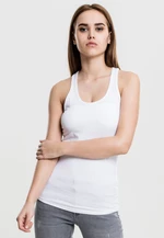 Women's jersey tank top white