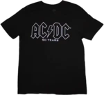 AC/DC Maglietta Logo History Black M