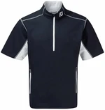 Footjoy Half Zip S/S Navy White S Chaqueta