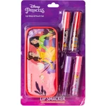 Disney Disney Princess Lip Gloss & Pouch Set sada lesků na rty s pouzdrem pro děti 4 ks