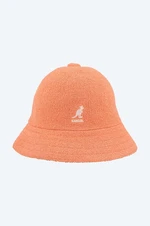 Klobouk Kangol Bermuda Casual oranžová barva, 0397BC.PEACH-PEACH.PINK