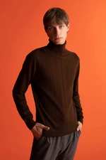 DEFACTO Slim Fit Turtleneck Pullover