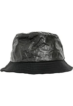 Crumpled paper hat black